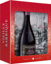 Fassbind Vieille Framboise GB & 2 Gläser
