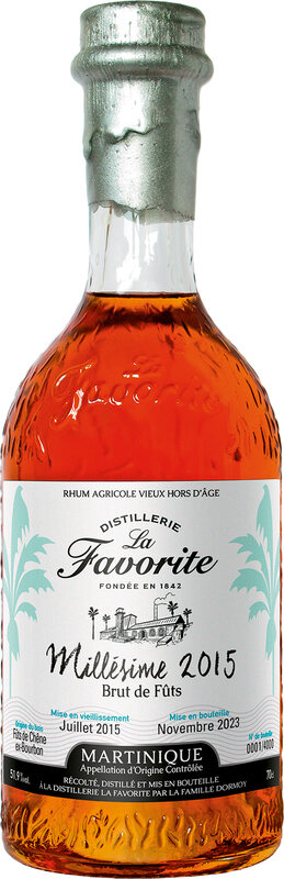 La Favorite  Millésime 2015  8 Ans