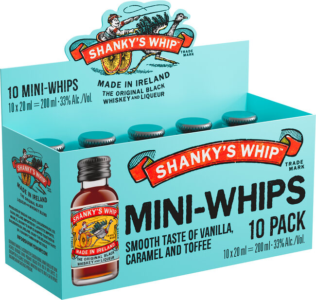 Shanky's Whip  2cl Miniature Displaybox 10 x 2cl