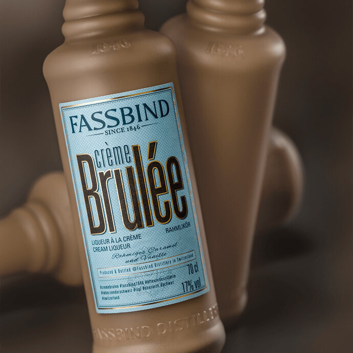 Detailansicht Fassbind Crème Brûlée