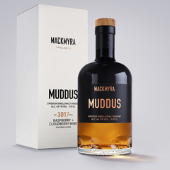 Mackmyra Muddus mit Verpackung