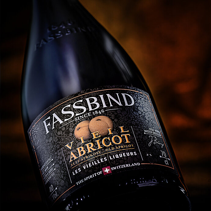 Détail du Fassbind Vieil Abricot