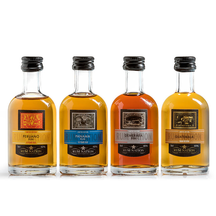 4 Miniature Flaschen