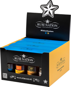 Rum Nation Miniatures Display Box (4x4x5cl)