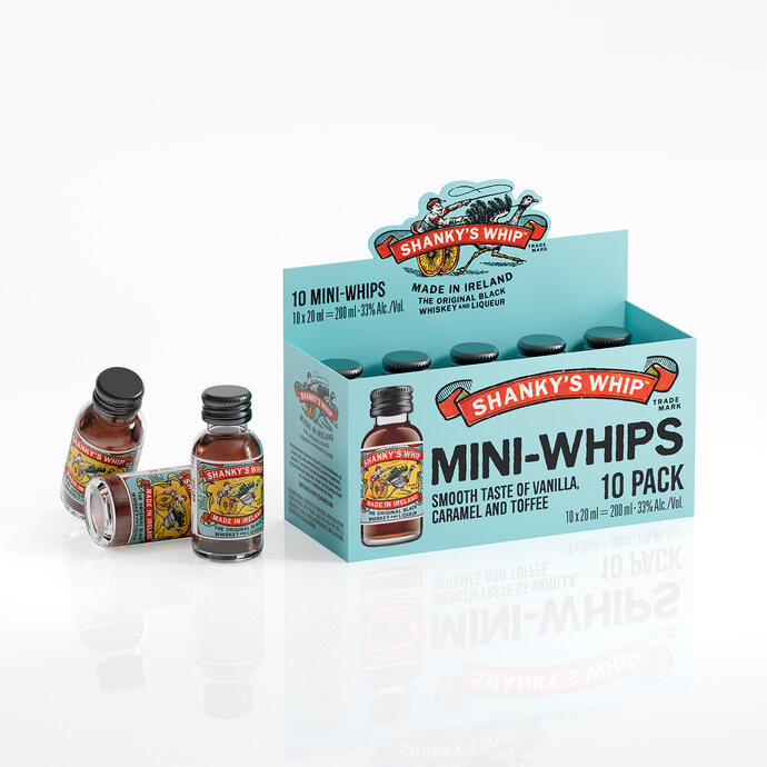 Shanky's Whip Miniature Displaybox 10 x 2cl