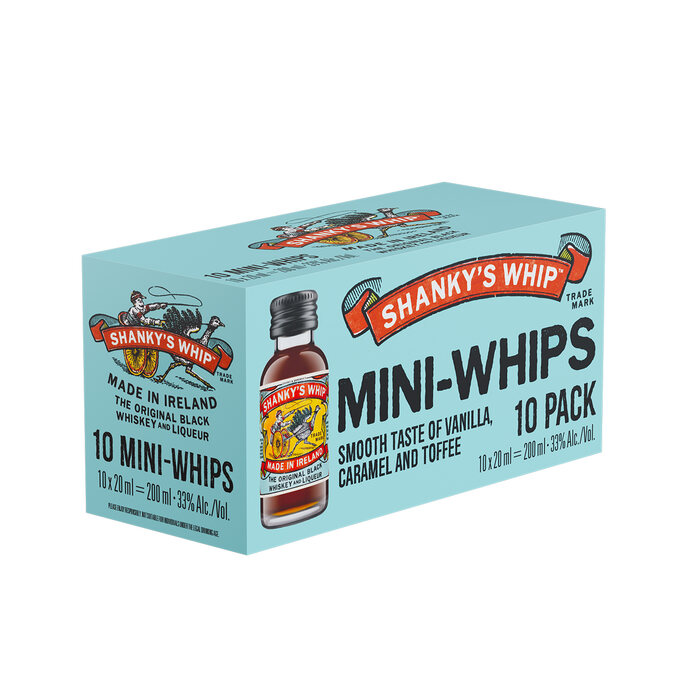 geschlossene Shanky's Whip Displaybox 10 x 2cl