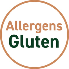 Piktogramm: Warnung, Produkt enthält das Allergen Gluten.