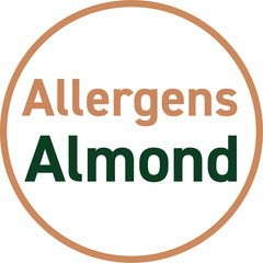 Piktogramm: Warnung, Produkt enthält das Allergen Mandeln.