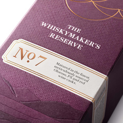 Detail der Verpackung des The Lakes Whiskymaker's Reserve No 7