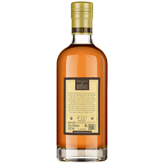 Rückseite des Glen Grant 1998/25 yo