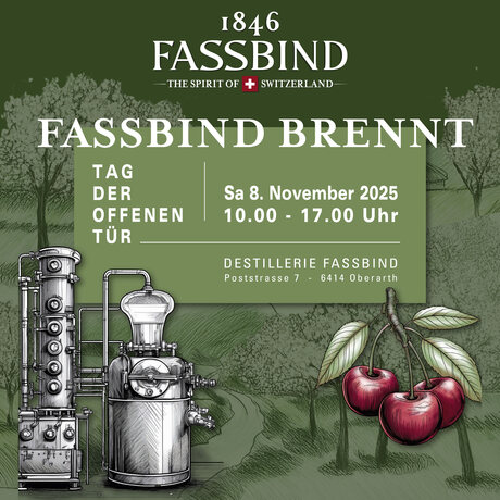 Besuchen Sie die Destillerie Fassbind